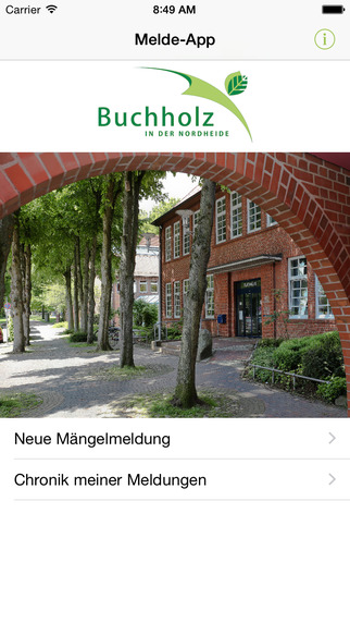 Melde-App Stadt Buchholz in der Nordheide