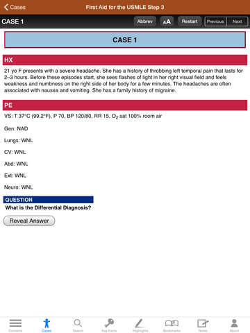 【免費醫療App】First Aid for the USMLE: Step 1, Step 2 CK, Step 2 CS, and Step 3-APP點子