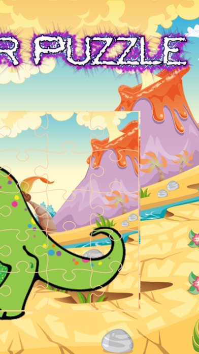 Pre-K Activities Puzzles - Dinosaur Jigsaw Game screenshot 2