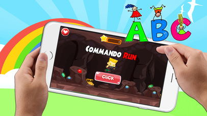 ABC's Run Learning Activities for Commando Soldier screenshot 2