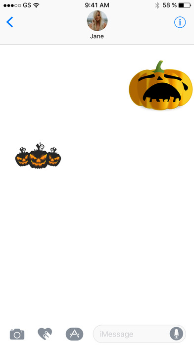 Halloween Pumpkin Sticker Pack screenshot 3