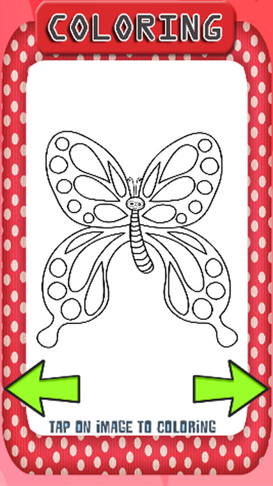 Butterfly Coloring Book Game For Kids Edition screenshot 2