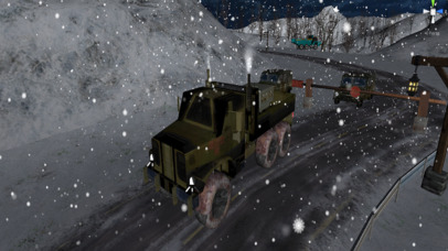Snow Army Truck Drive:Offroad Truck Simulator screenshot 3