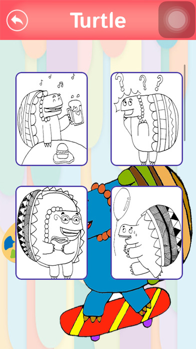 Turtles Coloring Book Games For Kids screenshot 3