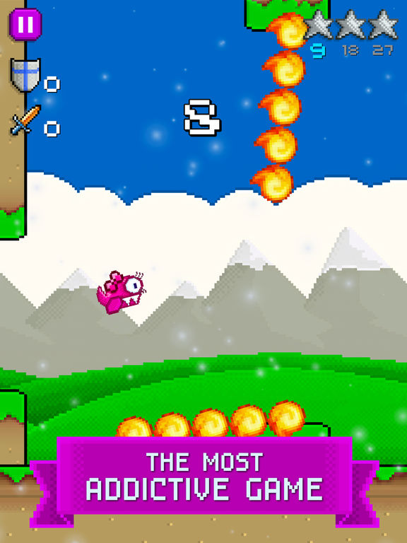 Screenshots of The Awesome Flappy Monster Cool Addicting Games for Free for iPad