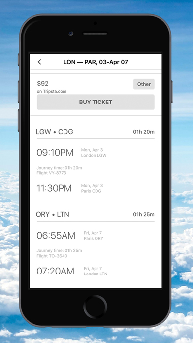 Cheap Flight Tickets Scanner screenshot 3