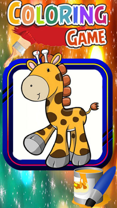 Kids Game Giraffe Coloring Version screenshot 3