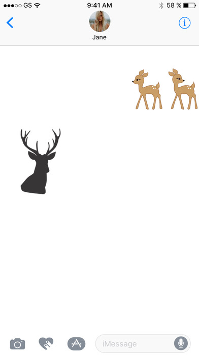 Deer Sticker Pack! screenshot 2