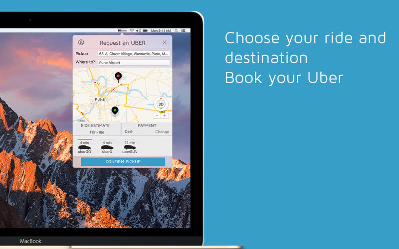 MenuCar- Book Rides for Uber Screenshots