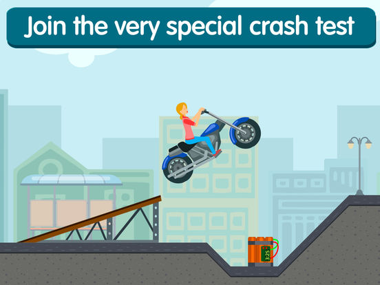 Cycle Wheels Crash Test Simulator 2D Full на iPad