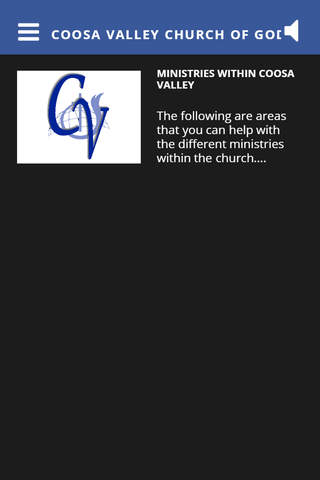 Coosa Valley Church of God screenshot 2