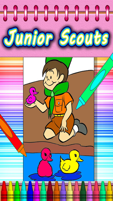 Best Coloring Book Game For Junior Scouts Version screenshot 2