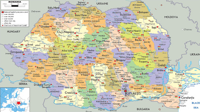 Map of Romania screenshot 3