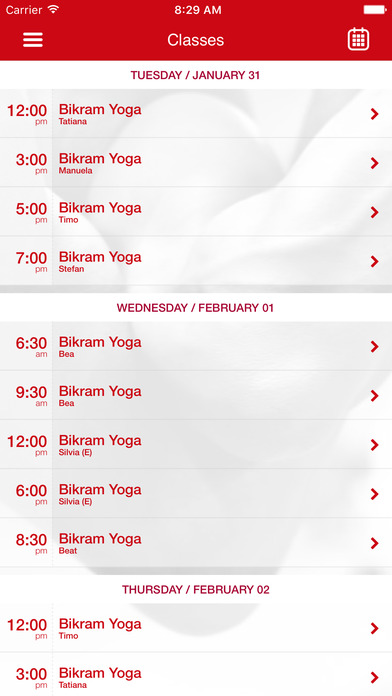 Bikram Yoga Zurich screenshot 3
