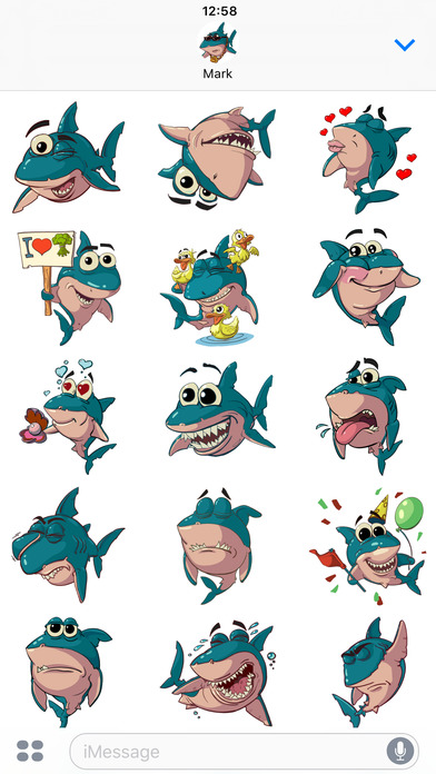 Shark Mark Stickers screenshot 3