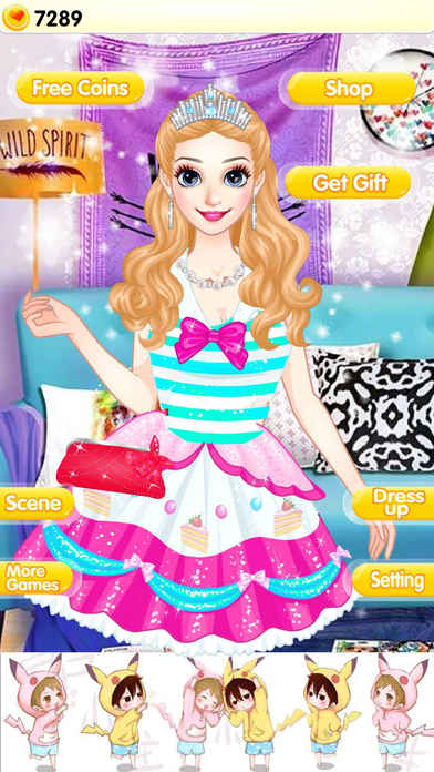 Dream Castle Girl - Dress Up Makeover Salon Games screenshot 4