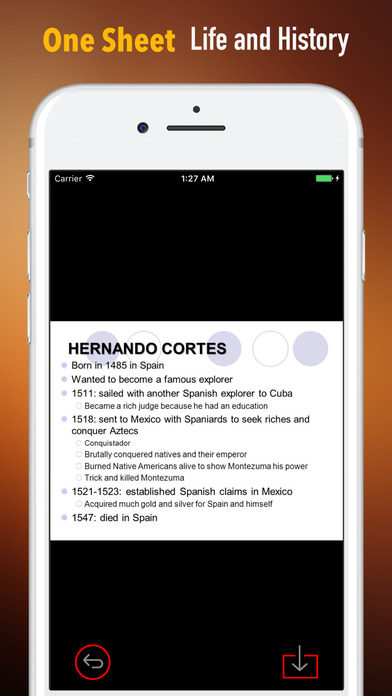 Biography and Quotes for Hernan Cortes screenshot 2
