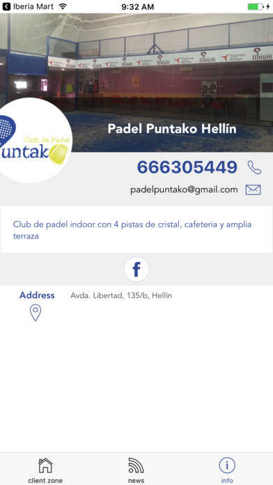 Padel Puntako Hellin screenshot 2