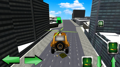Flying Helli Car Simulator 3d screenshot 3