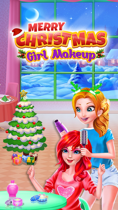 Merry Christmas Girl Makeup screenshot 3