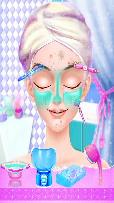 Ice Princess makeup salon : dress-up Parlor screenshot 2