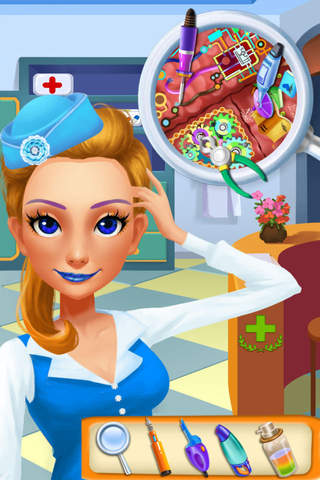 Steward Lady's Brain Health-Beauty Surgery Sim screenshot 3
