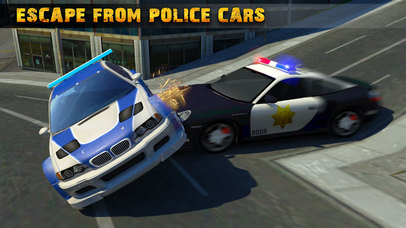 Police Chase Car Escape - Hot Pursuit Racing Mania screenshot 4