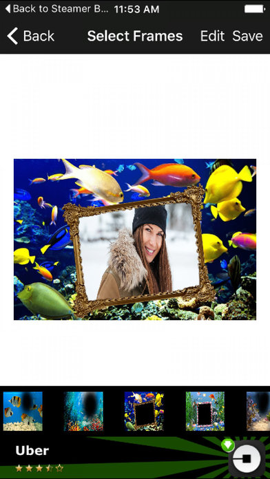 Aquarium Fish Photo Frames 3D Wallpaper Image Edit screenshot 4