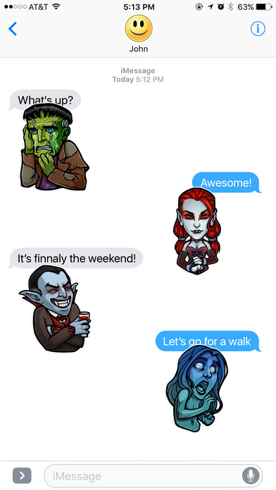 Scary Monsters and Legends Stickers screenshot 3