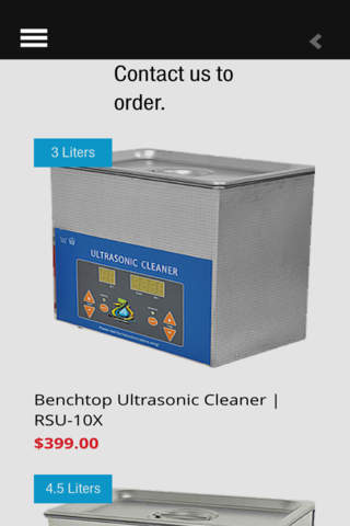 Ultrasonic Cleaners screenshot 2