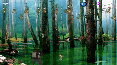 A ZombieSwamp: Trooper Fast And Gunner screenshot 3