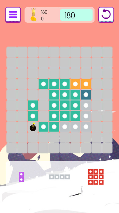 Unblock Unroll Block Hexa Puzzle - logic two dots screenshot 2