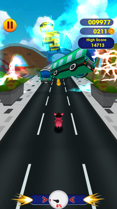 Pig Crazy Rush - Subway Surf - Runer Game screenshot 4