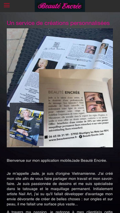 Jade Beauté Encrée screenshot 2