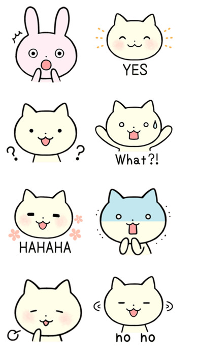 Cuji : Cute Emoji Stickers screenshot 2