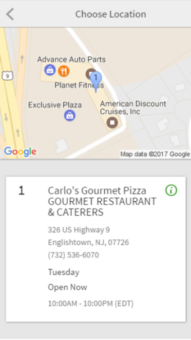 Carlo's Gourmet Pizza screenshot 2