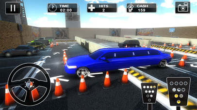 Limo Parking Mania Driving Simulator 3d screenshot 2