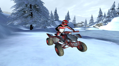 ATV Quad Bike Snow Parking Simulator 2017 screenshot 3