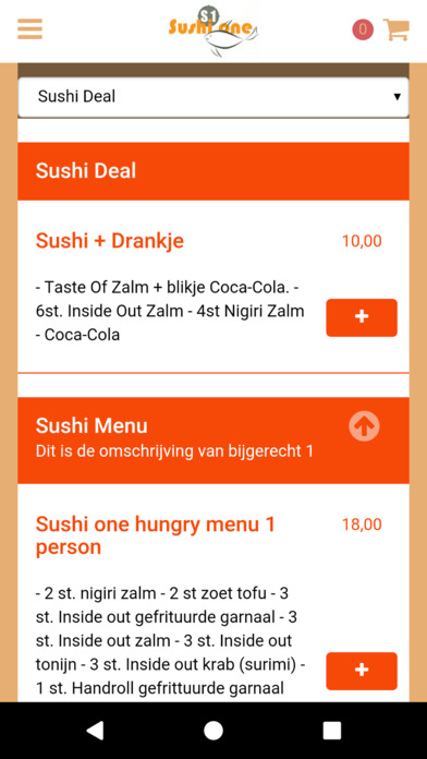 Sushi One Amsterdam screenshot 2