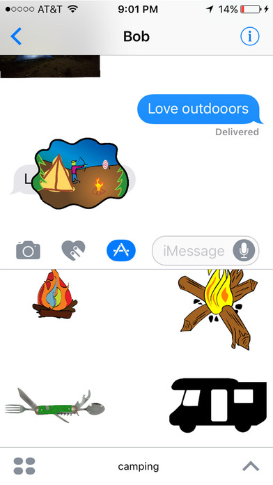Camping Stickers for the Great Outdoors screenshot 2