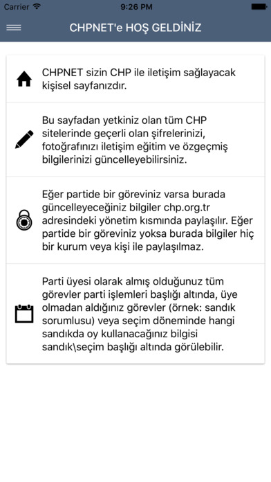 CHPnet screenshot 2