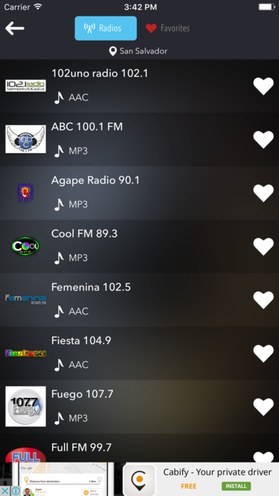 Radios de El Salvador: Emisoras Radio FM AM screenshot 2