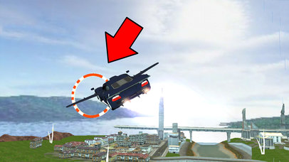 Realistic Flying Car : Best Sim-ulator Games 2017 screenshot 3