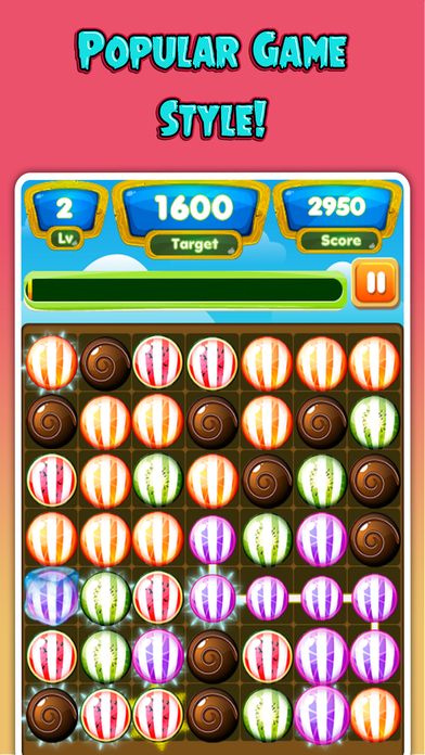 Candy Fruits Mania - Juicy Fruit Puzzle Connect screenshot 3
