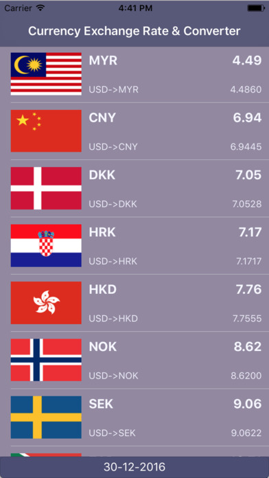 Foreign Exchange Rate screenshot 3