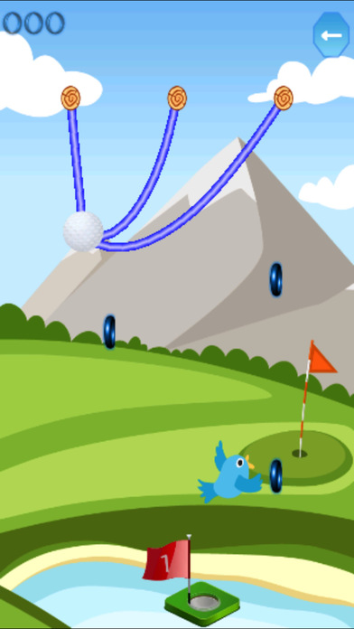A Crazy Golf Ball On The Rope PRO screenshot 3