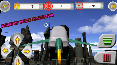 Drive Adventurous Flying Tuk Tuk screenshot 2