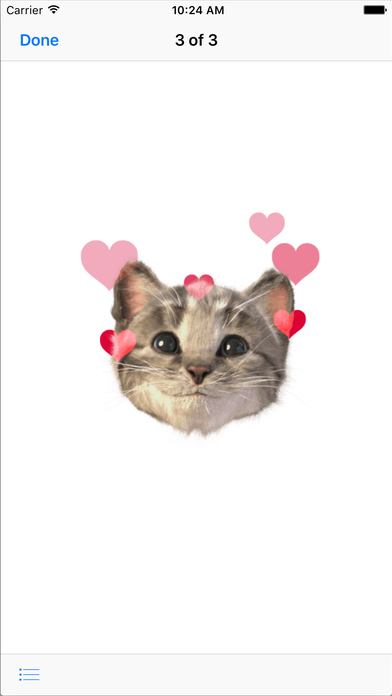 Little Kitten Stickers screenshot 4