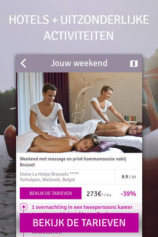 Weekendesk | Hôtel + Activités screenshot 2