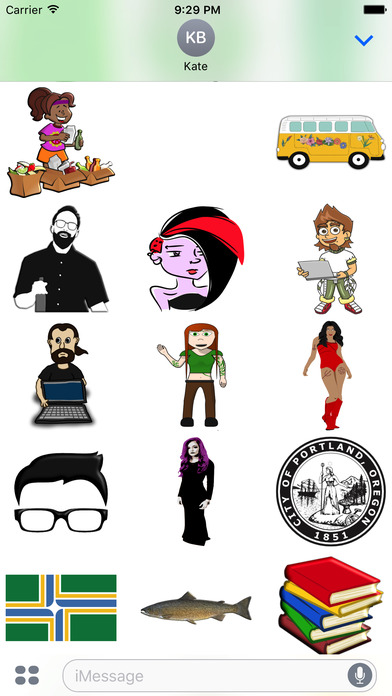 Portland Oregon Sticker Pack screenshot 3